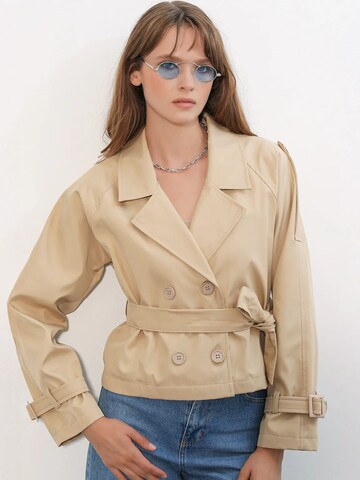 Manteau mi-saison 'Trenchcoats' Bigdart en beige : devant