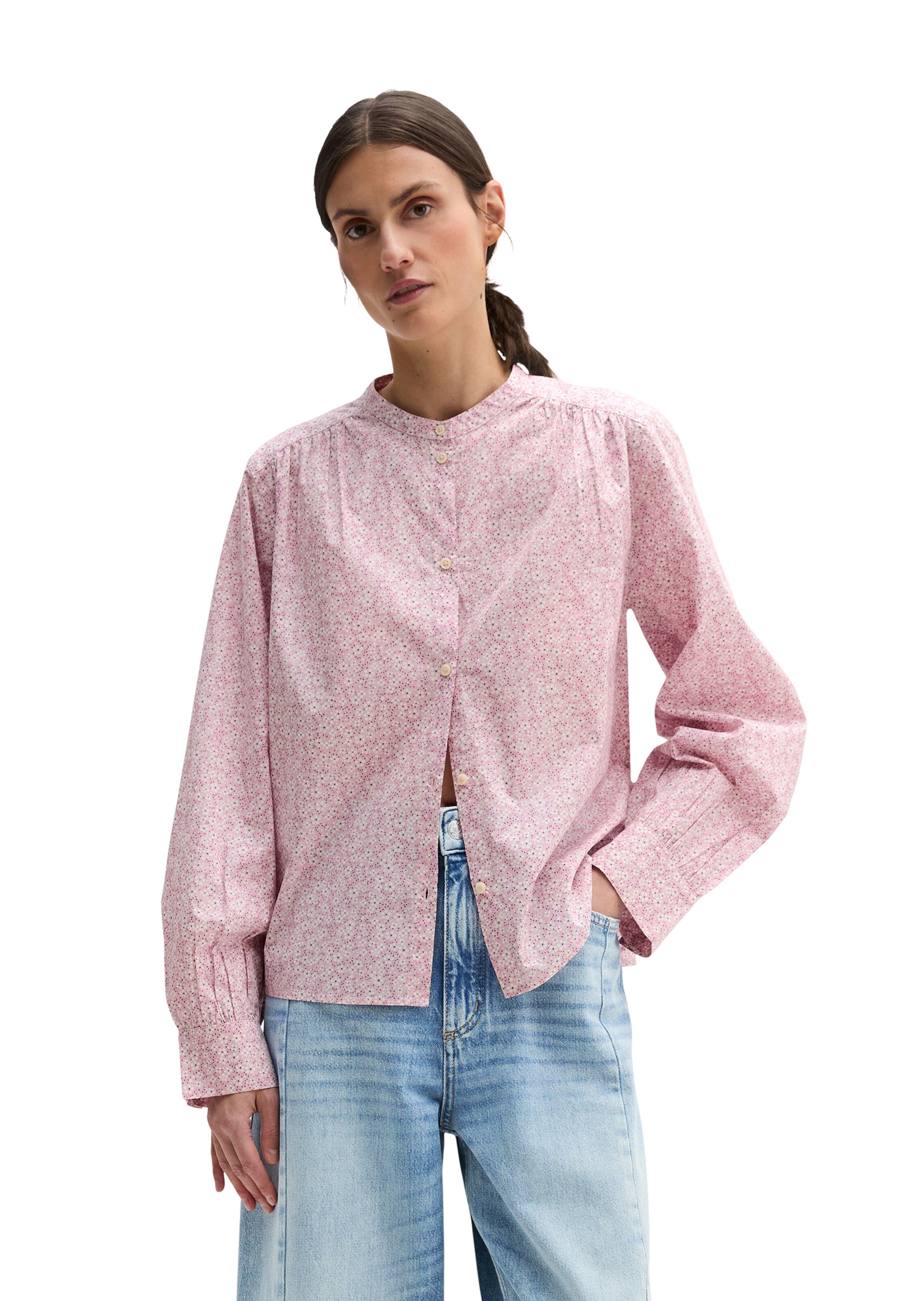 Marc O'Polo Blouse in Pink: front