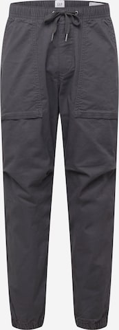 GAP Дънки Tapered Leg Панталон в сиво: отпред