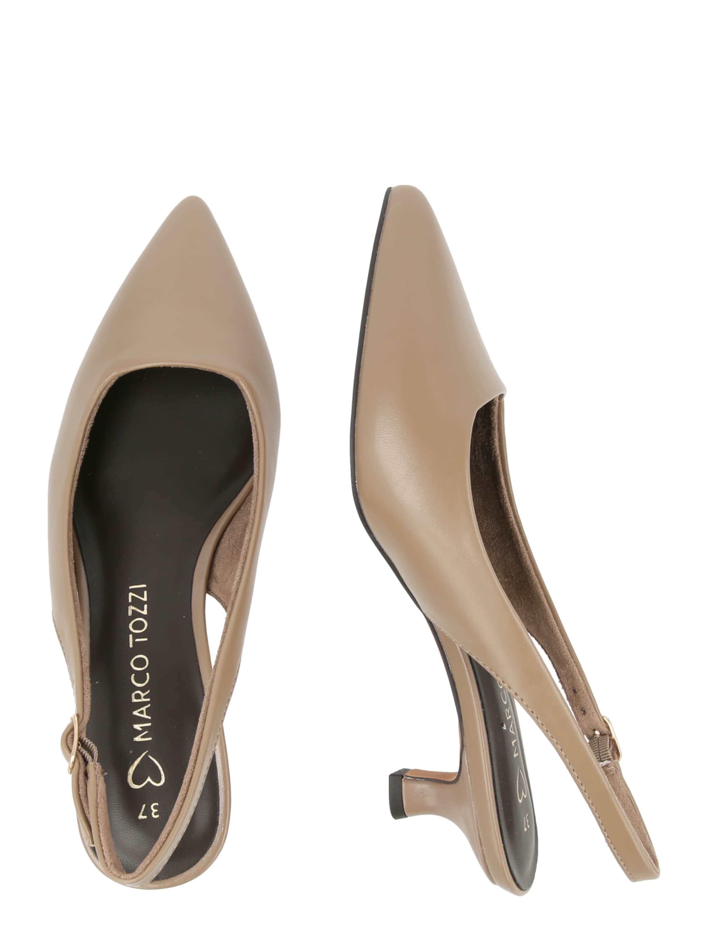 MARCO TOZZI Slingback pumps in Beige