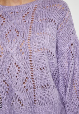 swirly - Jersey en lila