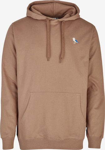 Cleptomanicx Sweatshirt in Brown: front