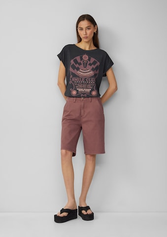 QS Regular Jeans 'Abby' in Purple: front