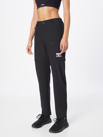 Regular Pantalon outdoor 'CASTLE IN THE SNOW' ROXY en noir : devant