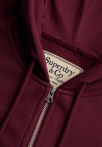 Giacca di felpa di Superdry & Co in rosso