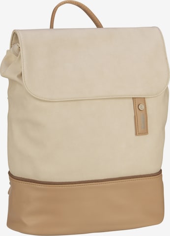 ZWEI Backpack 'Jana' in Beige: front