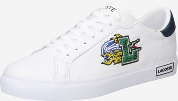 Sneaker low 'POWERCOURT 222 4' de la LACOSTE pe alb: față