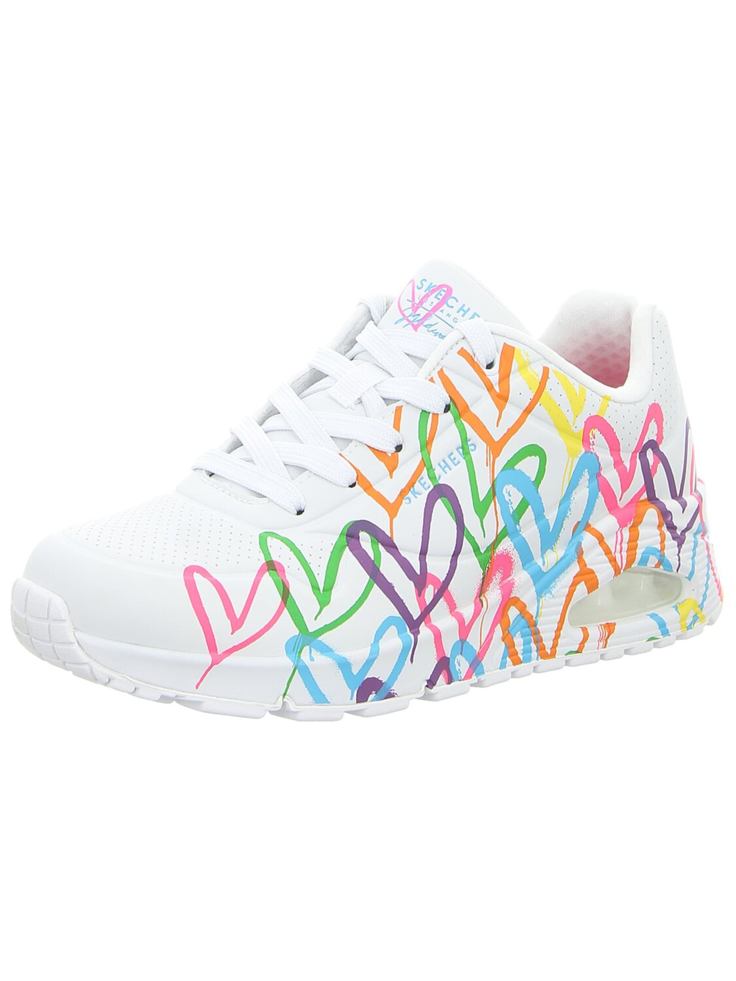 SKECHERS - Zapatillas deportivas bajas 'Sneaker Low Damen 177981 WMLT Kunststoff (Synthetik) in weiß' en blanco: frente