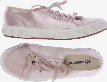 SUPERGA Flats & Loafers in 40 in Pink: front