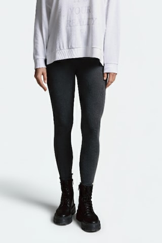 Cotton Candy Regular Leggings in Zwart: voorkant