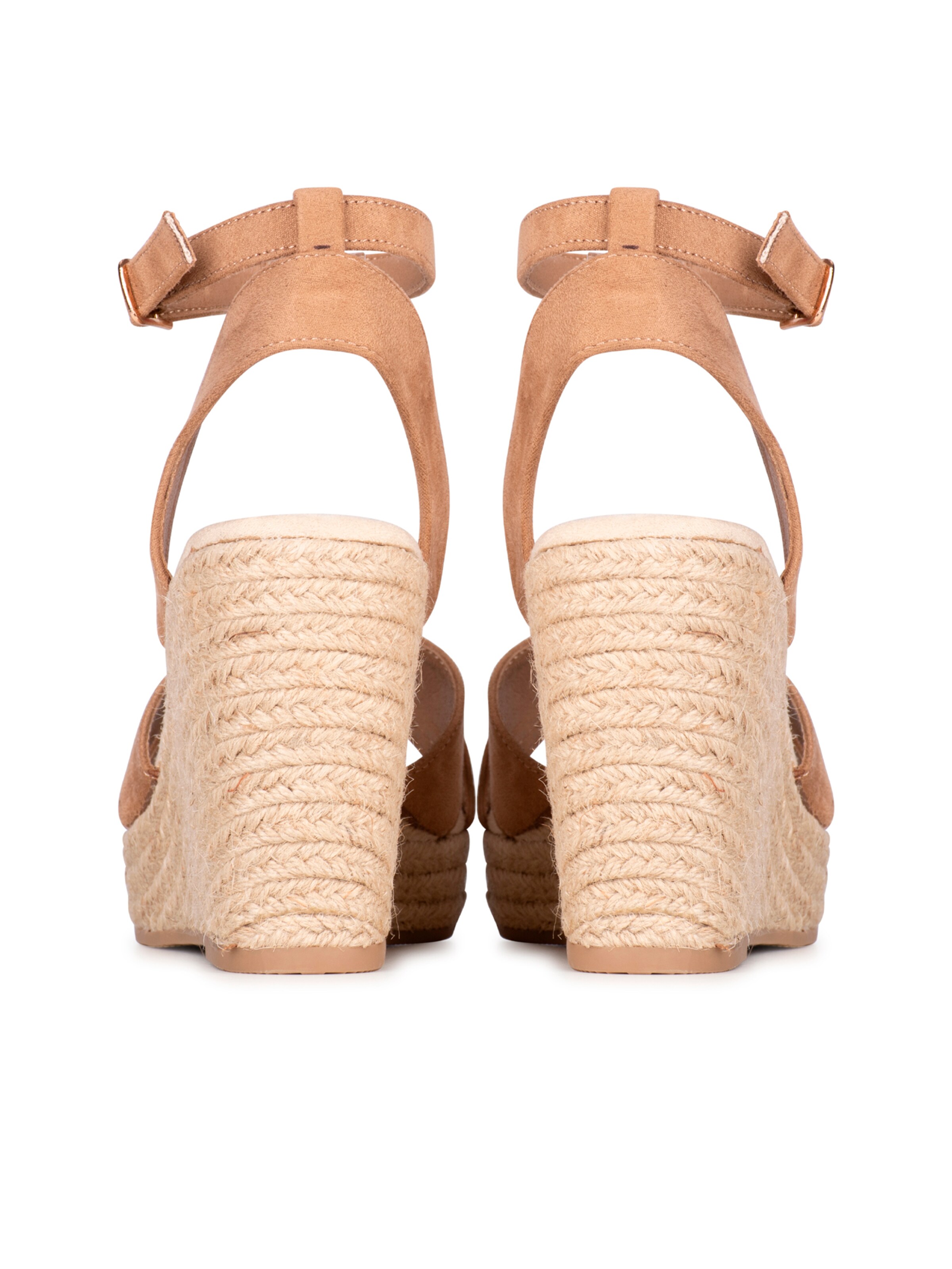 POSH by Poelman Sandalen met riem 'Nola' in Bruin