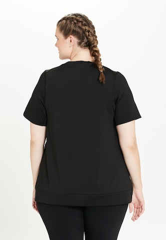 Q by Endurance Performance Shirt 'Hella' in Black
