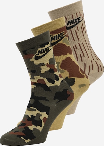 Nike Sportswear Socks 'Everyday' in Brown: front