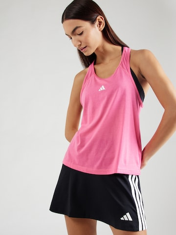 ADIDAS PERFORMANCE Sports Top 'Train Essentials' in Pink: front