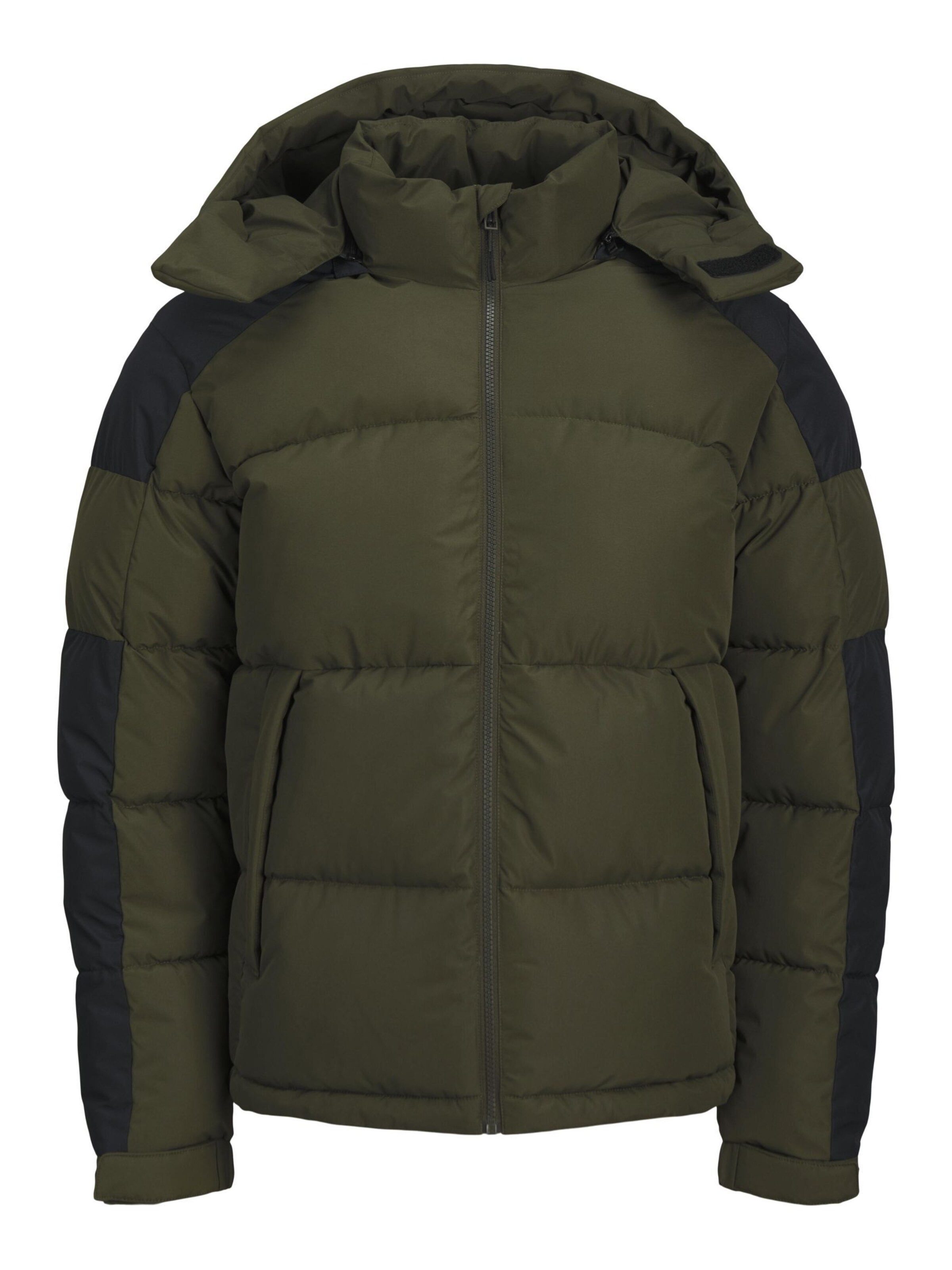 Veste d’hiver 'JCOAero' JACK & JONES en vert : devant