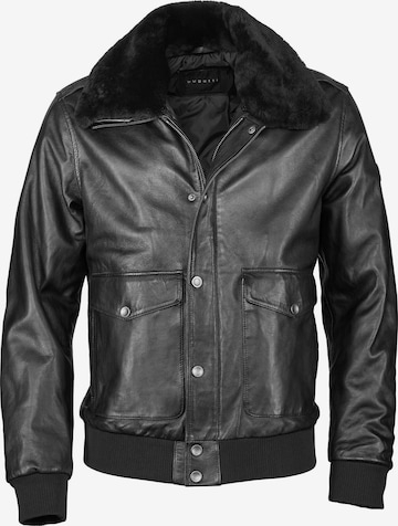 bugatti Between-Season Jacket 'BUWales' in Black: front