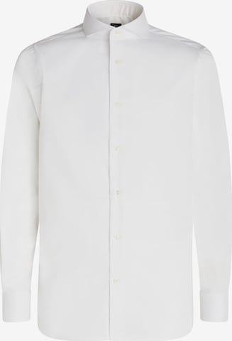 Boggi Milano Regular fit Business Shirt in White: front