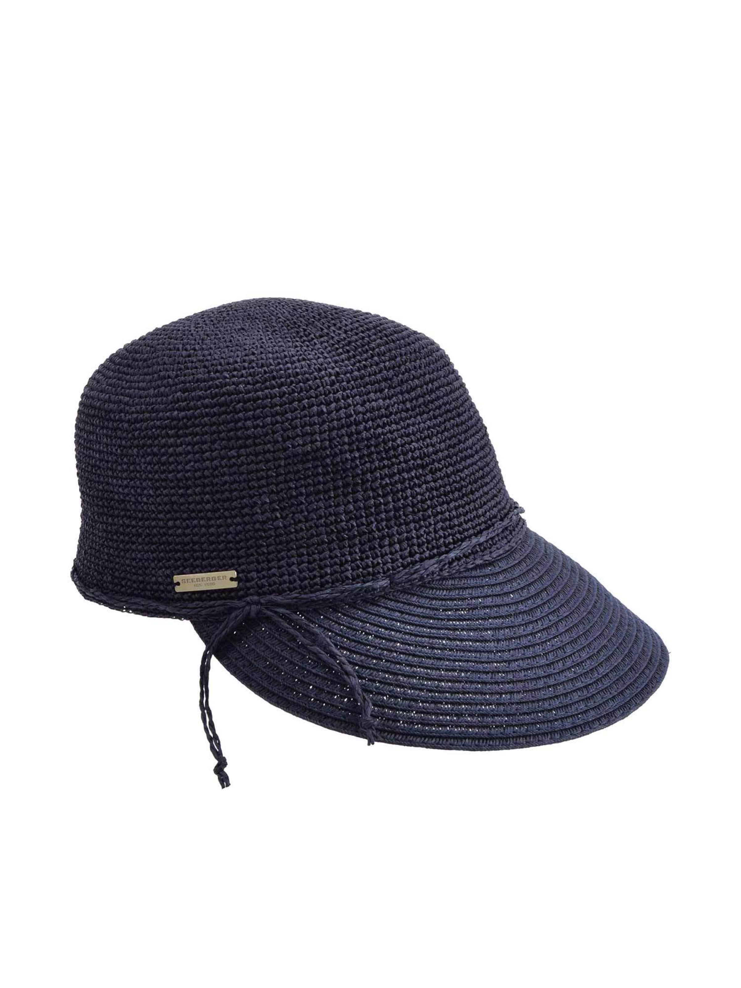 Seeberger Cap 'Cap'‌‌‌ in Blau: Vorderseite