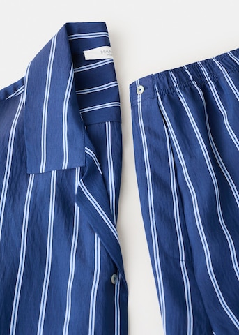 MANGO Schlafshirt 'Forzza' in Blau