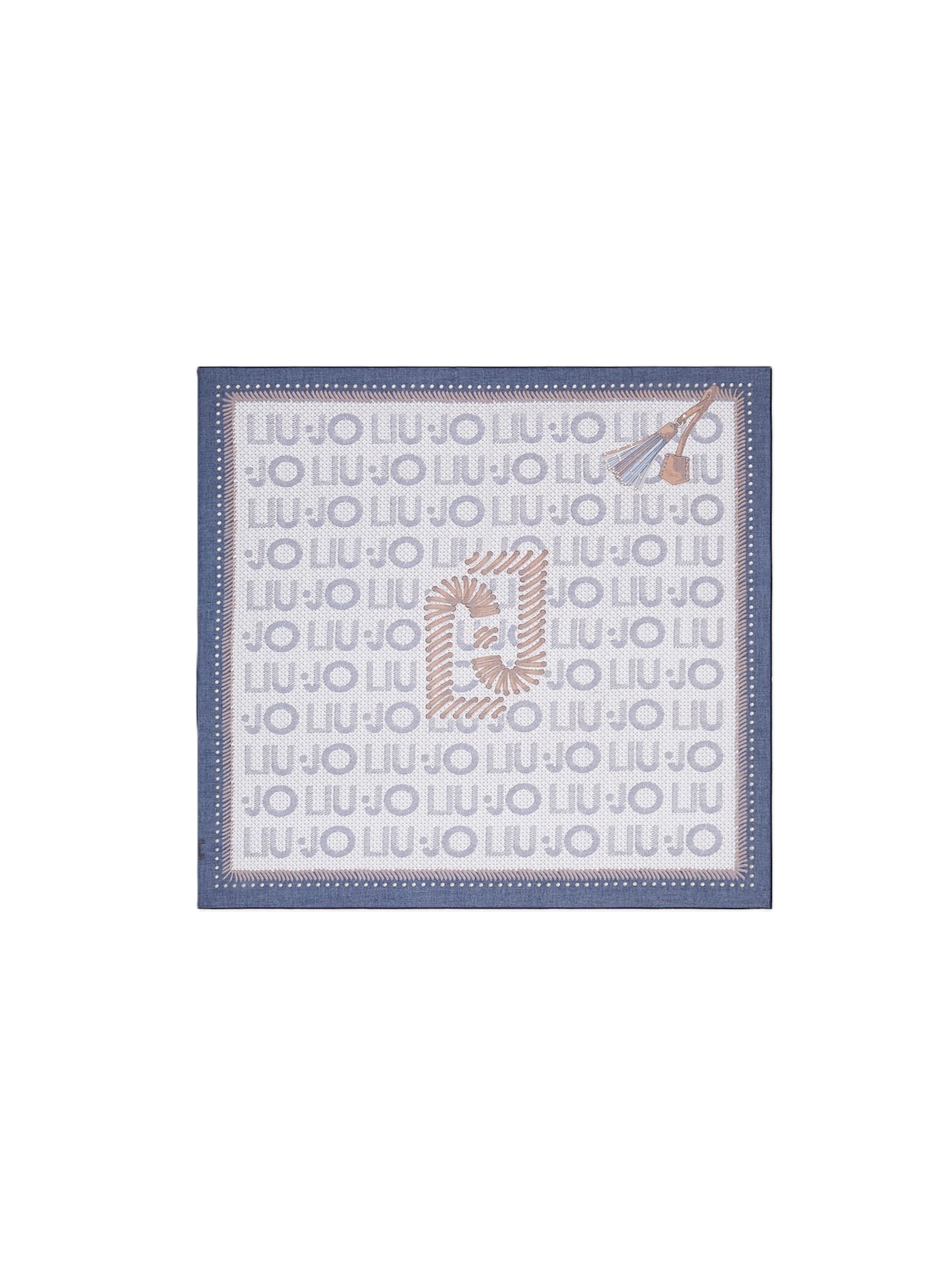 Sciarpa '2A6037 T2745' di Liu Jo in blu: frontale