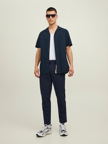 JACK & JONES Regular fit Риза 'BLAETHAN' в синьо