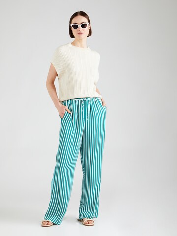 Wide leg Pantaloni di TOMMY HILFIGER in verde