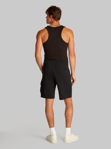 Calvin Klein Jeans Loosefit Cargobroek in Zwart