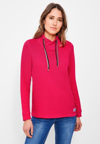 CECIL Sweatshirt in Roze: voorkant