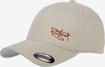 2Stoned Cap 'Flexfit Wooly Combed Classic' in Beige: front