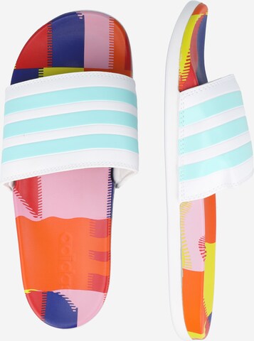 ADIDAS SPORTSWEAR - Sapato de praia/banho 'Comfort Adilette' em branco