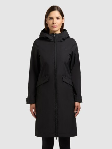 khujo - Abrigo de entretiempo 'FEMKE2' en negro: frente