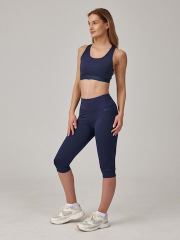 SNOCKS Skinny Sportbroek in Blauw