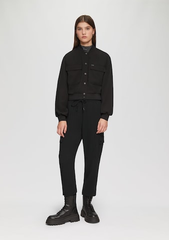 QS Regular Broek in Zwart