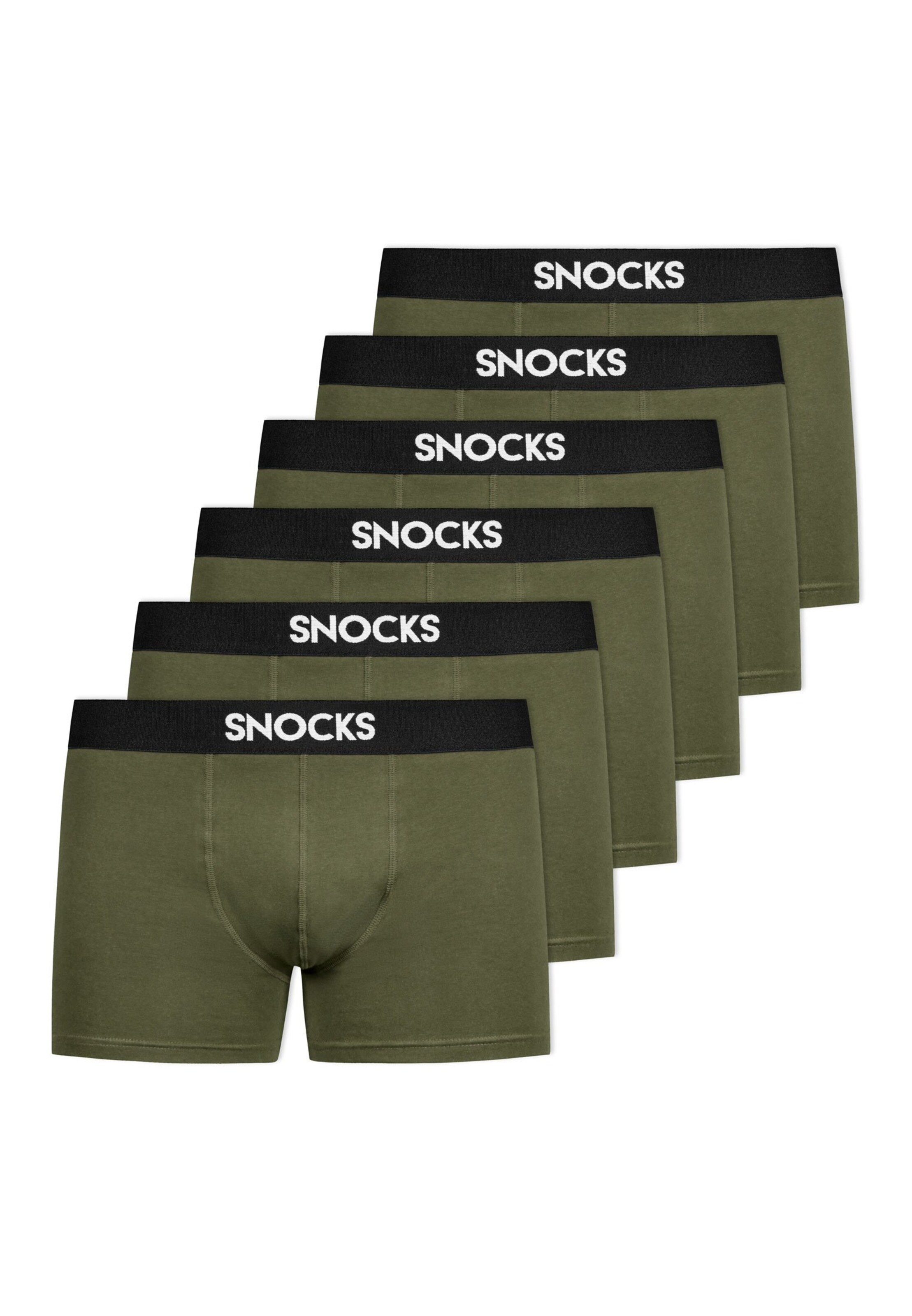 SNOCKS Boxer shorts in Green: front
