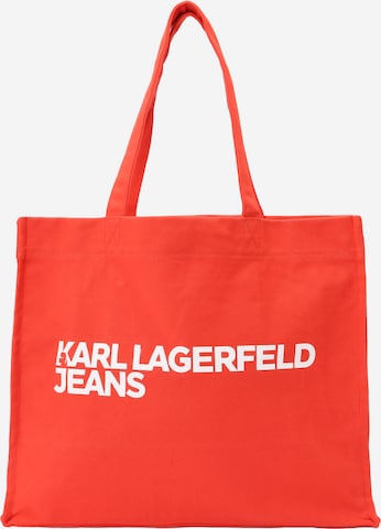 Shopper di KARL LAGERFELD JEANS in rosso: frontale