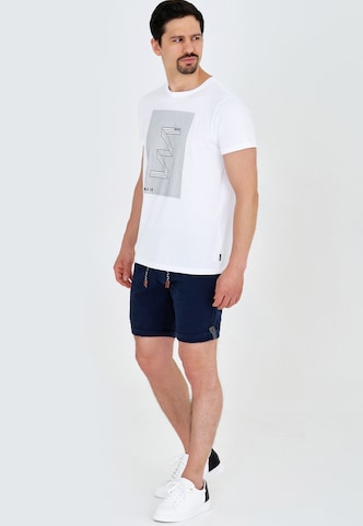 INDICODE JEANS Regular Shorts 'Beauvals' in Blau