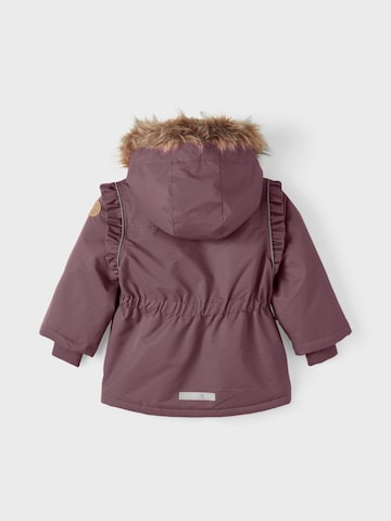 NAME IT Winter jacket 'Snow' in Purple