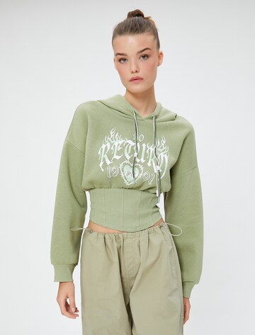 Koton Sweatshirt in Green: front