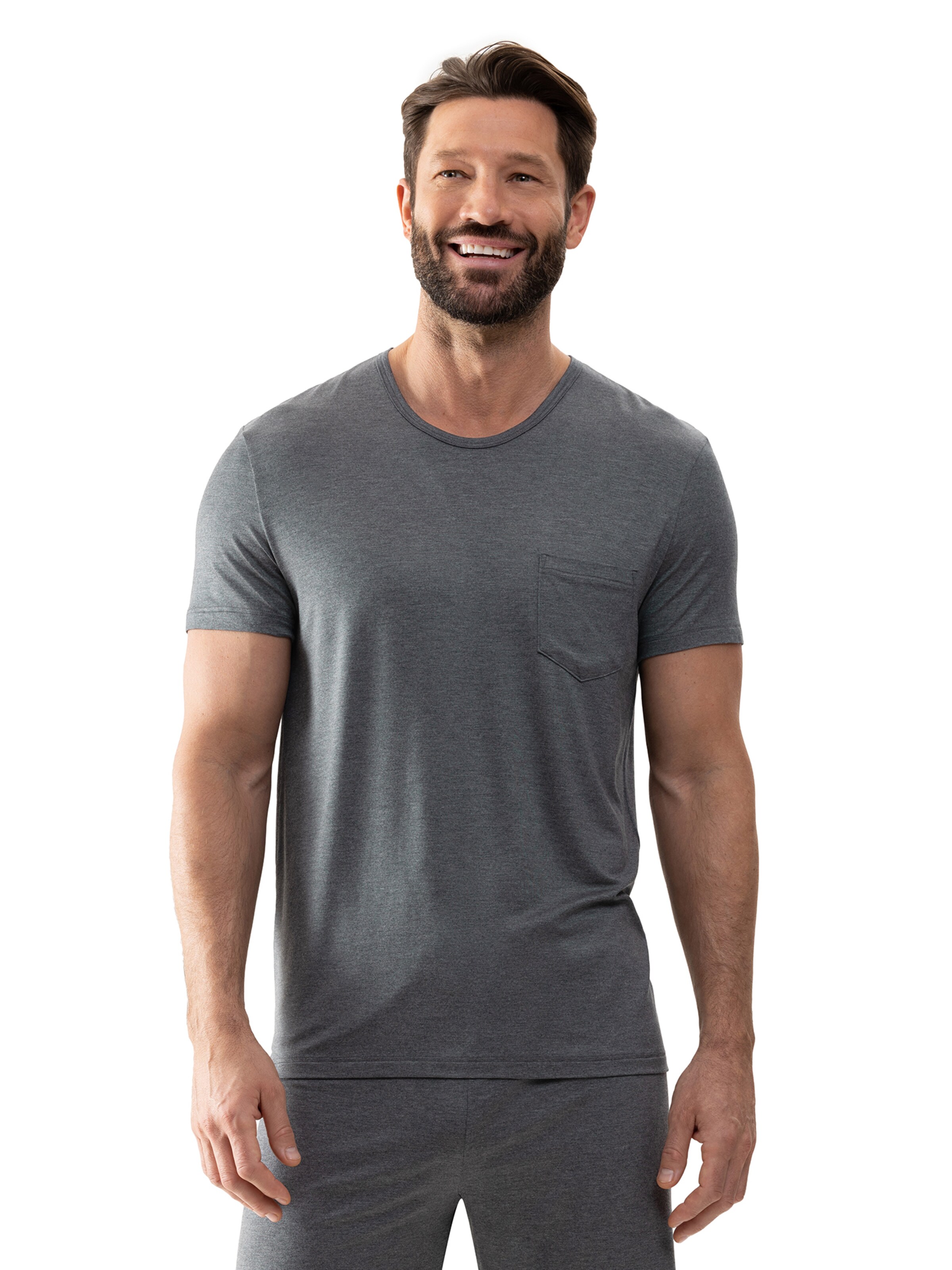 Mey Shirt 'Jefferson' in Grijs: voorkant