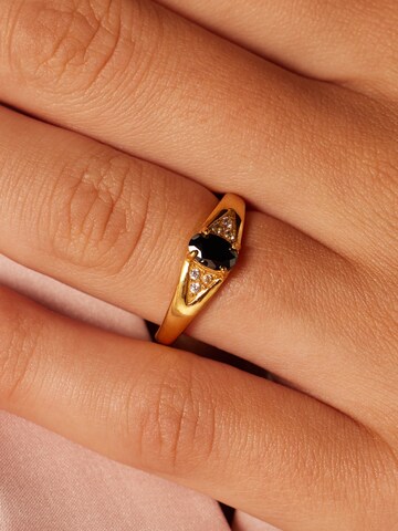 Lucardi Ring in Gold: Vorderseite