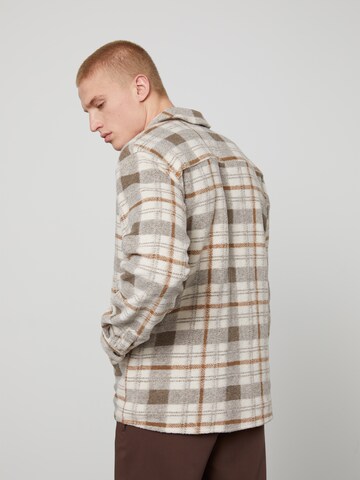 DAN FOX APPAREL Between-Season Jacket 'Lean' in Brown