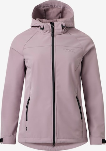 Veste outdoor 'Stryn' SWEDEMOUNT en violet : devant