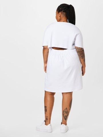 NU-IN Plus Dress in White