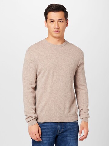 UNITED COLORS OF BENETTON Regular Fit Pullover i beige: forside