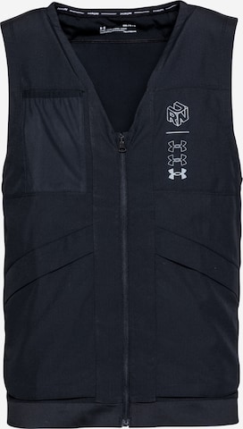 UNDER ARMOUR Sportbodywarmer 'Run Anywhere' in Zwart: voorkant