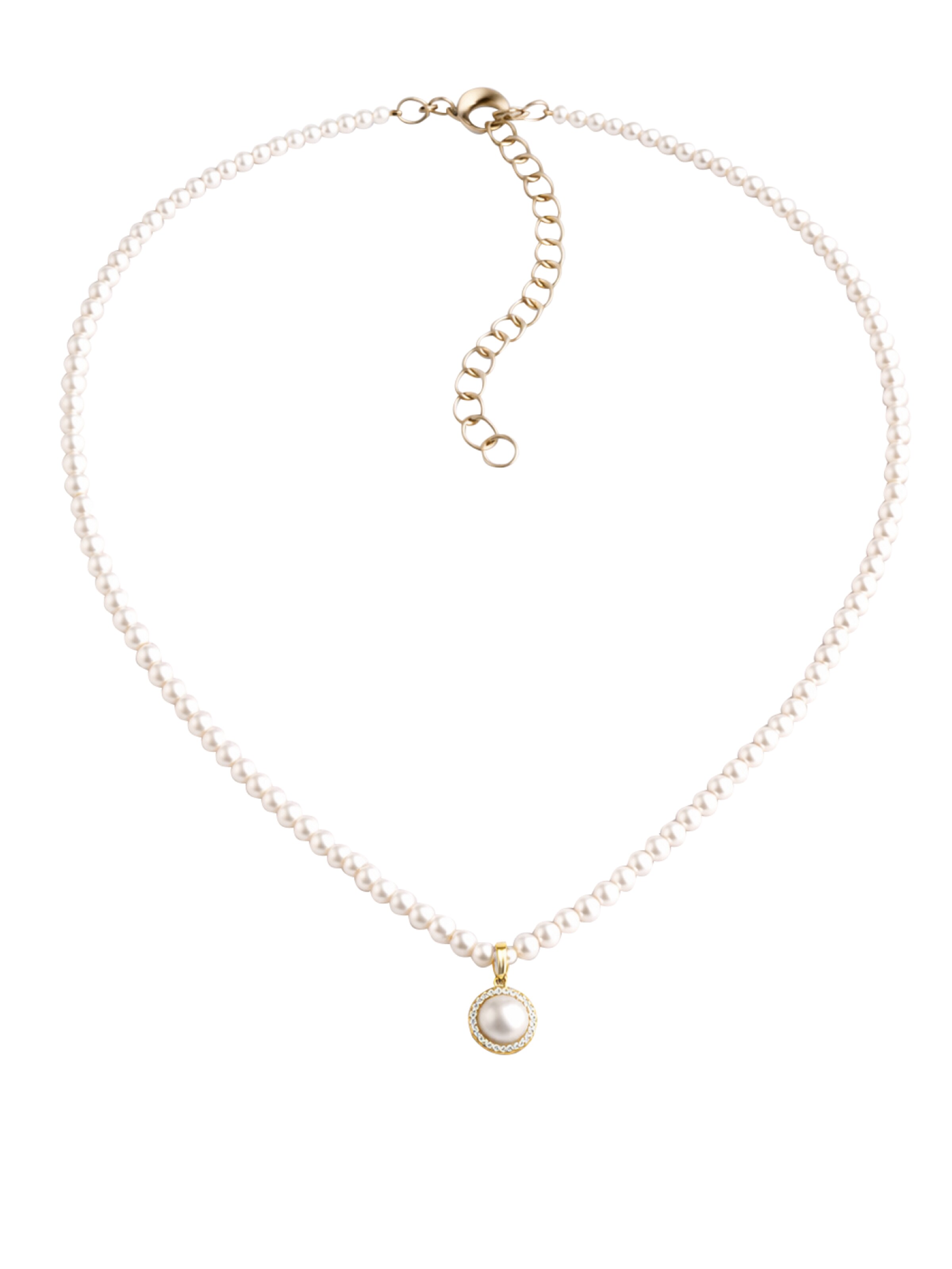 So Chic Silberkette in Gold: Vorderseite