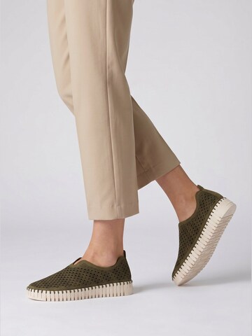 ILSE JACOBSEN Slip-Ons 'Tulip' in Green: front