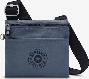 KIPLING - Bolso de hombro 'Gib Cen' en azul: frente