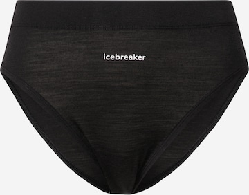 ICEBREAKER - Cueca desportiva 'Queens' em preto: frente