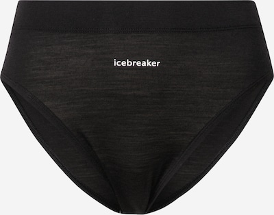 ICEBREAKER Sous-vêtements de sport 'Queens' en noir chiné / blanc, Vue avec produit
